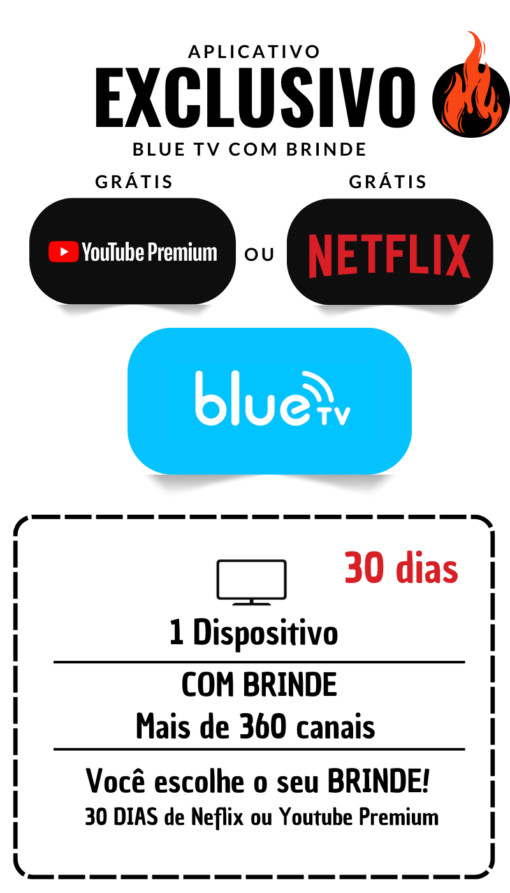 Gift Card Blue - Mensal ( Com brinde )