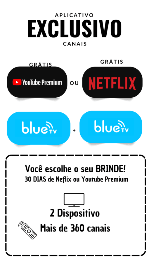 Gift Card Blue - Mensal (2 telas)