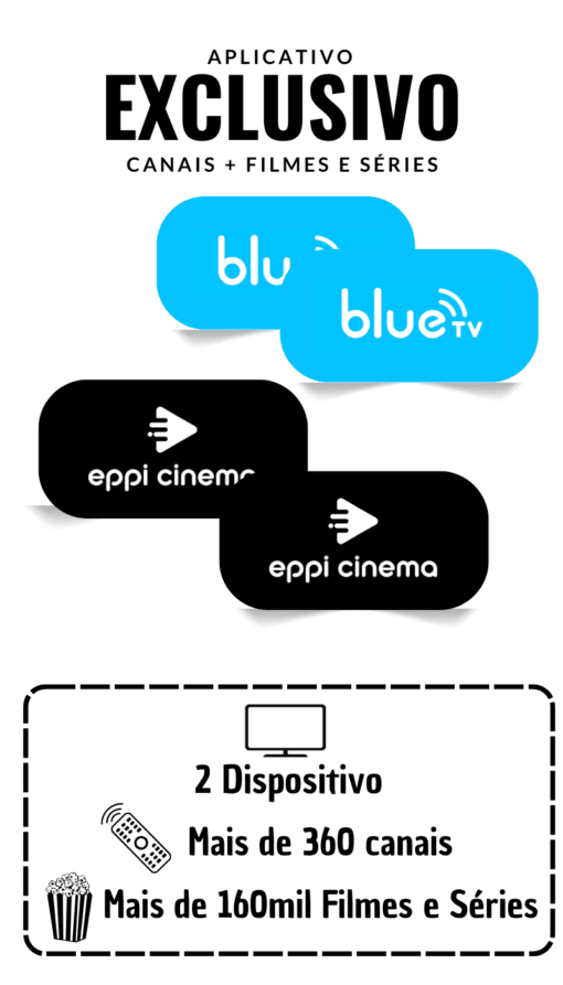 Gift Card Blue + Eppi - Mensal (2 telas)